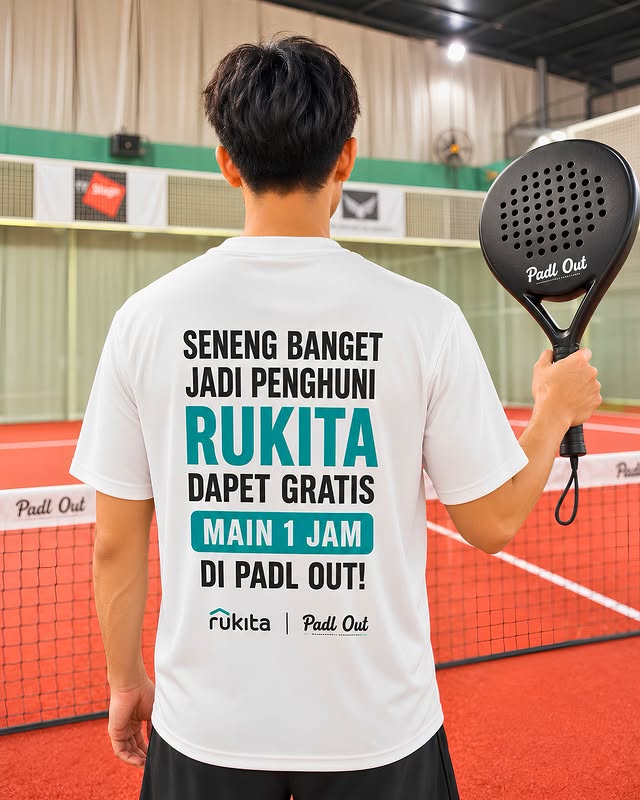 Promo Rukita untuk main di Padl Out